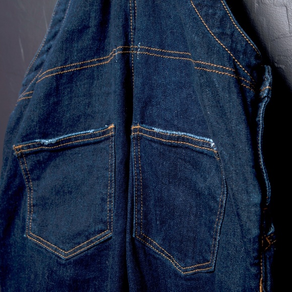 Women's Denim Overalls - Picture 4 of 8